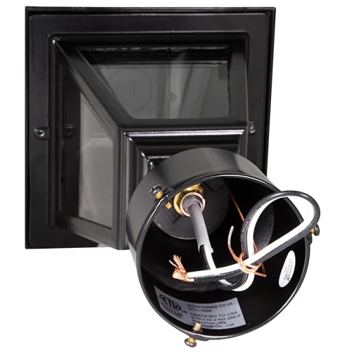 Design House Maple Street Outdoor Post Top Light With 3-Inch Pier Base Mount Fitter  Black  590307