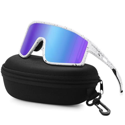Kegrimi Sports Baseball Cycling Sunglasses for Men: Polarized Sunglasses for Women Youth UV400 Protection Running