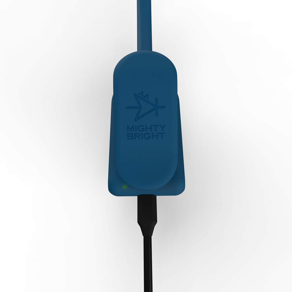 Mighty Bright Wonderflex Rechargeable Book Light, 20 Lumens, 3 Brightness Levels, Midnight Blue, Model 5841493778