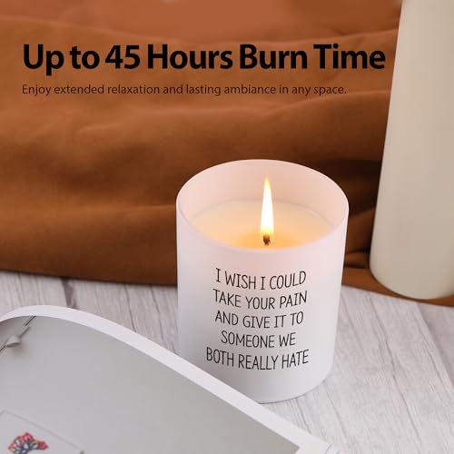 I Wish I Could Take Your Pain and Give It to Someone We Both Really Hate Recovery Gifts Scented Candle Home Office Get Wel...