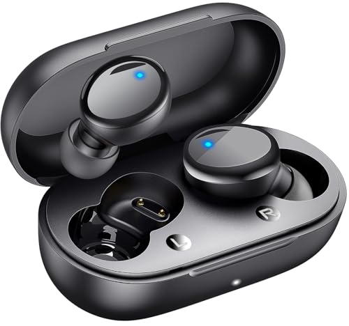 Lanteso True Wireless Bluetooth 5.3 Earbuds, 48H Playtime,Light Weight Headphones in Ear Buds Built in Mic Headset Premium...
