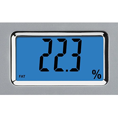 Weight Watchers Scales by Conair Scale for Body Weight, Digital Bathroom Scale with Body Fat, Muscle and BMI in Clear