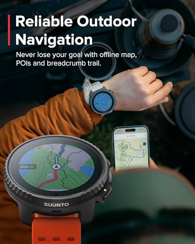 SUUNTO Vertical GPS Adventure Watch, Activity Tracker w/Dual-Band GNSS & Offline Maps, Supports 95+ Sports, Training Metri...
