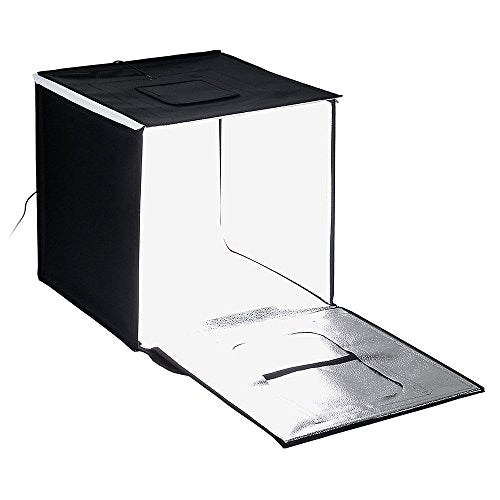 Fotodiox Pro LED 16x16" Studio-in-a-Box for Table Top Photography - Includes light tent; Integrated LED Lights; carrying c...