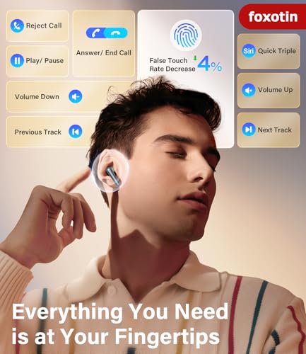 Ear Buds Wireless Earbuds - Bluetooth 5.3 Headphones (48H Playback) Built in Mic with LED Display Charging Case, IP7 Water...
