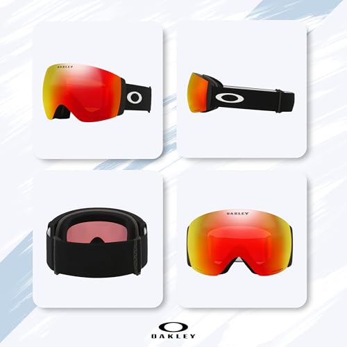 Oakley Flight Deck Pro M/L Ski Goggles For Men For Women OO7138, OO7139 + SPARE Lens Bag + BUNDLE with Care Kit