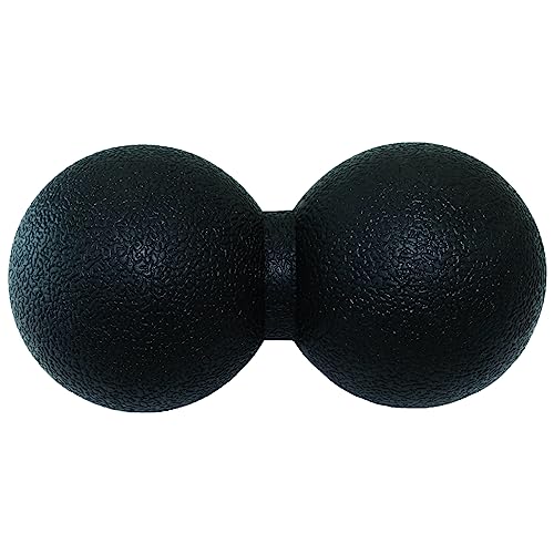 Hard Peanut Massage Ball, Double Lacrosse Massage Ball. Deep Tissue Massage Roller Mobility Ball for Physical Therapy Myof...