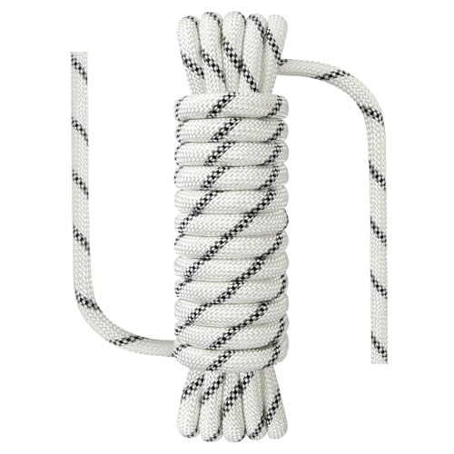 NorthPada 3/8 in x 16 FT Nylon/Polyester Outdoor Rope for Arborist, Swing, Boating, Marine, Floating, Fishing, Rafting, Hi...