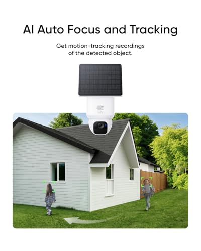 eufy Security SoloCam E30, Security Cameras Wireless Outdoor, Solar Camera Outdoor Wireless, 360° Pan, AI Tracking, 2K Cla...