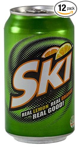 Ski Citrus Soda, 12 Ounce (12 Cans)
