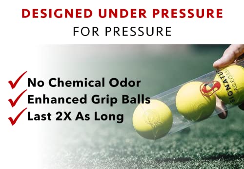 Signature Lacrosse Ball Set - Packs of 2, 4, 8, 12, and 120 - No Chemical Smell Massage Balls, Myofascial Release Tools, B...