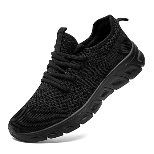 IQYNAM Running Shoes for Men Women Slip on Unisex Walking Tennis Non-Slip Work Shoes Lightweight Breathable Athletic Worko...