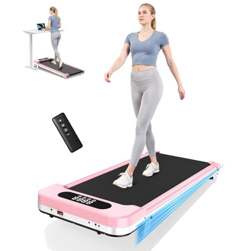 Walking Pad with Incline, Under Desk Treadmill for Home Office with Ultra Quiet <40dB, 2.5 HP Portable Walking Jogging Run...