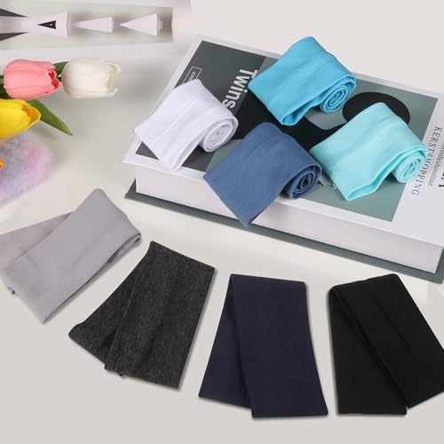 Ztomine Headbands for Women, Non Slip Soft Cotton Hair Bands with Stretchy Cloth, Ideal for Yoga, Running, Outdoor Exercis...