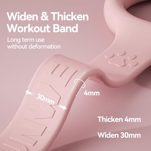 Figure 8 Workout Resistance Band - 3 Elasticities Optional 20 30 40lb, Thicker Durable Arm Back Shoulder Exercise Elastic ...