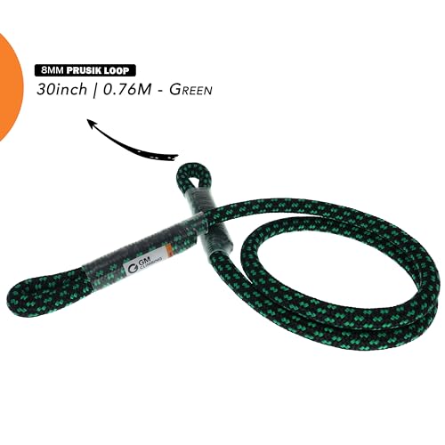 GM CLIMBING 8mm (5/16") Prusik Swen Eye-to-Eye Pre-Sewn 30 inch / 45 inch