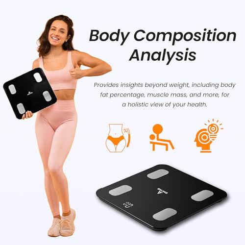 ZAKTAB Scale for Body Weight, Accurate Weight Scale with LCD Display, Capacity upto 400 lbs, Smart BMI Scale, High Accurac...