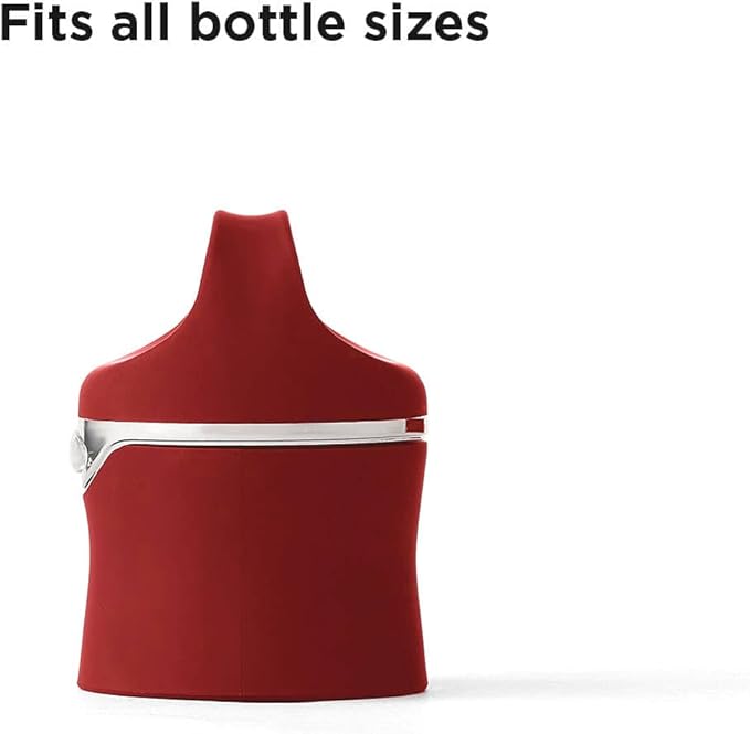 Rabbit Champagne and Wine Sealer | Stainless Steel Wine Bottle Preserver | Reusable Beverage Stopper | Wine Saver Accessory Gift | Fits Standard Wine Bottles | 2.36 in x 1.77 in (Red)