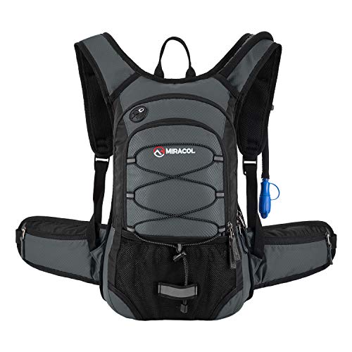 Hydration Pack Hiking Water Backpack - Miracol Insulated Water Bag with 2L Bladder