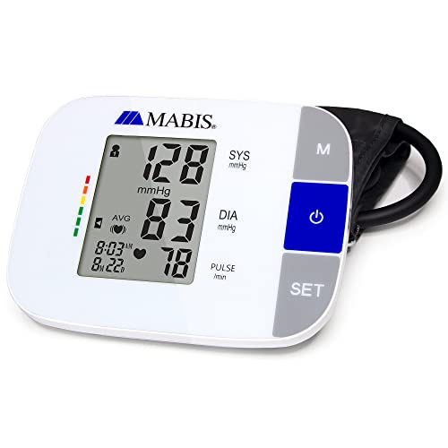 MABIS Universal Talking Blood Pressure Monitor, Upper Arm, Irregular Heartbeat Detection, 396-Reading Memory Storage for 4...