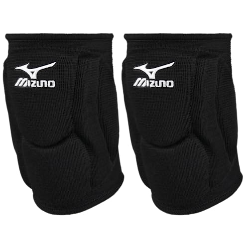 Mizuno Elite 9 SL2 Volleyball Kneepad, Black, Large