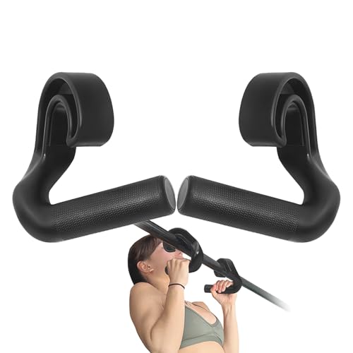 Neutral Grip Pull Up Handles 45° - Angles 90 Grips for Relieve Wrist Stress - Non-Slip Pull Up Grips - for Pull-Ups Deadli...