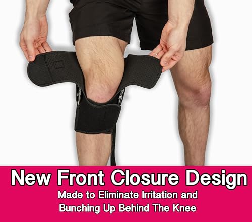 Hinged Knee Brace Support with Strap & Side Patella Stabilizers for Protection & Pain Relief for Arthritis, Meniscus Tear,...