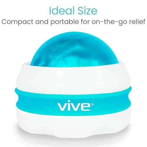 Vive Massage Roller Ball - Manual Massage Therapy & Relax Tool for Sore Muscles, Joint Pain Relief, Relaxing, Full Body De...
