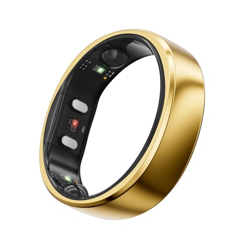 RingConn Gen 2 Smart Ring, No App Subscription, 12-Day Battery Life, Stress/Heart Rate/Women's Health Tracker, Android & i...