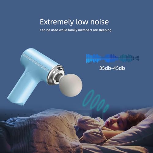 YUESHANHE Massage Gun, Electric Massager, Suitable for Whole Body to Relieve Fatigue, Replaceable Massage Head Impact Mass...
