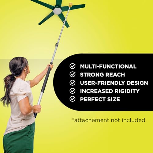 DOCAZOO DOCA Telescoping Pole 7-30 Ft - Extension Pole for Cleaning, Feather Duster, Window Washing Kit, Paint Roller, Win...