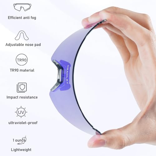 ZSYSUP Cycling Glasses Sports Sunglasses for Men Women Sunglasses UV Protection for Running Baseball