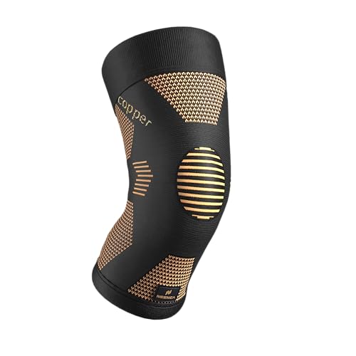 NEENCA Copper Knee Brace for Women and Men, Knee Compression Sleeve for Knee Pain, Arthritis, ACL, Meniscus Tear, Joint Pa...