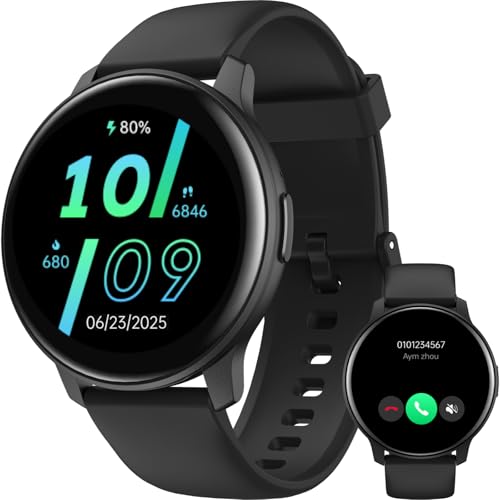 DIVElink Smart Watch for Men Women Bluetooth Notifications/Calls,100+ Sports Mode Fitness Tracker with Heart Rate/Sleep Mo...