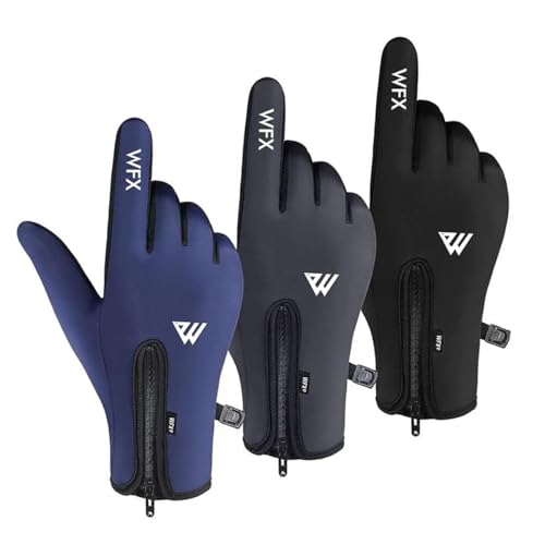 WESTWOOD FOX Cycling Gloves for Kids Thermal Winter Boy Girl Windproof Anti-Slip, Touchscreen Gloves with Palm Grip for Cy...