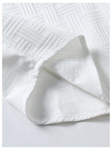 RoseSeek Men's Short Sets 2 Piece Outfits Button Down Linen Shirts and Short Sets Summer Beach Outfis