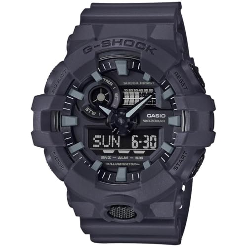 Casio Men's 700UC Series G-Shock Quartz 200M WR Shock Resistant Resin Strap and Case