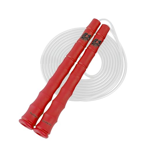 Buddy Lee New Versa Trainer Jump Rope – Red – Adjustable Speed Rope for Fitness, Cardio & Training – Lightweight, Durable...