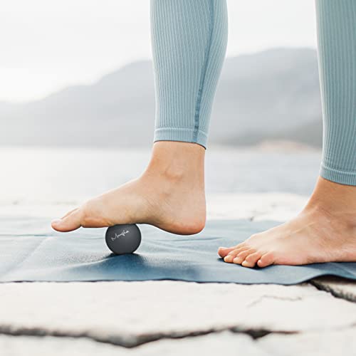 Maxgia 2" Mini Massage Ball, 5 Speeds Vibrating Massage Roller Ball for Palm, Hand, Foot, Leg, Neck, Back, Trigger Point M...
