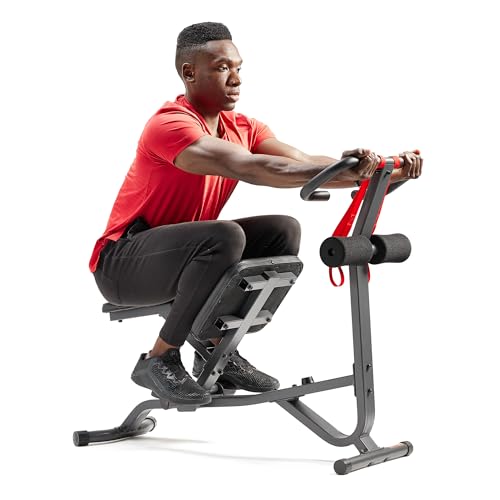 Sunny Health & Fitness Full Body Traction & Stretch Machine for Lumbar Stretching, Flexibility Training, Mobility Support,...