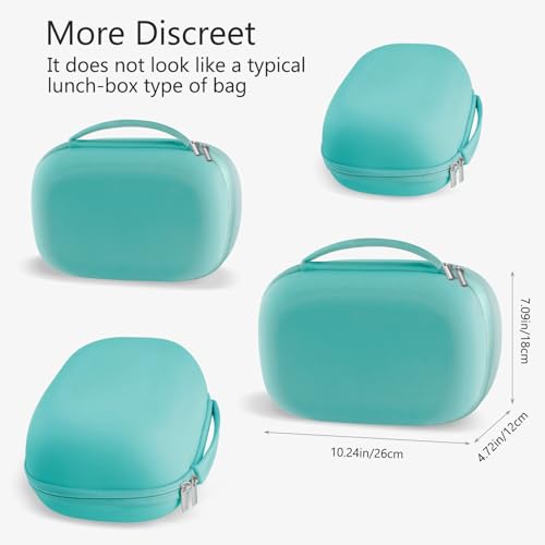 Wearable Breast Pumps Carrying Bag, Hard Shell Case with Removable Tray, Watertight Breast Pump Storage Bag Compatible wit...