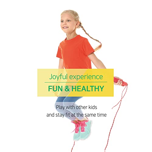 KSY Kids Jump Rope (Crystal Series) – Durable PVC Jump Rope for Kids Ages 6-12 – Lightweight, Adjustable, and Tangle-Free...