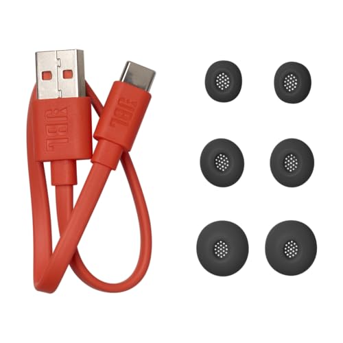 JBL Live Buds 3 - True Wireless Noise-Cancelling Bud-Type Earbuds, 40Hrs Total Playback, Wireless Charging, 6 Mics for Per...
