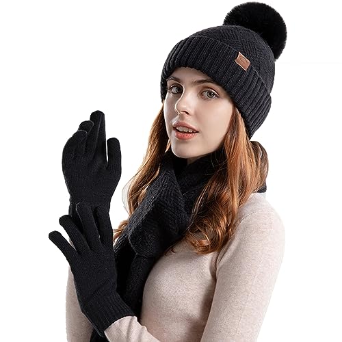 UTTPLL Stretchy Mittens Sports Knitted Gloves Unisex Magic Gloves Winter Full Finger Elastic Warm Mittens for Women Men