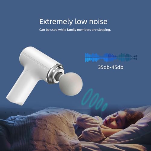 YUESHANHE Massage Gun, Electric Massager, Suitable for Whole Body to Relieve Fatigue, Replaceable Massage Head Impact Mass...