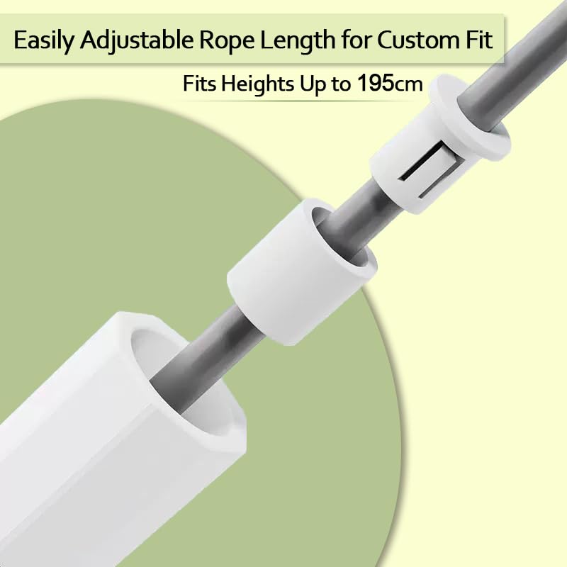 pritingyoga Jump Rope Workout 118inch Professional Skipping Rope Length and Comfortable Grips,Heavy Jumpropes Adults Fitne...