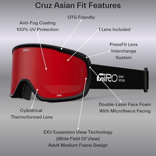 Giro Cruz Asian Fit Snow Goggle 2019