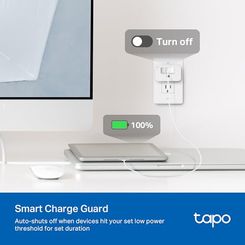 TP-Link 𝗧𝗮𝗽𝗼 Smart Plug Wi-Fi Mini, Energy Monitoring, Compatible with Alexa & Google Home & Samsung SmartThings, Time...