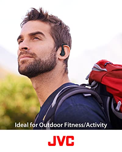 JVC Sport True Wireless Earbuds Headphones, Lightweight and Compact, Long Battery Life (up to 30 Hours), Sound with Neodym...