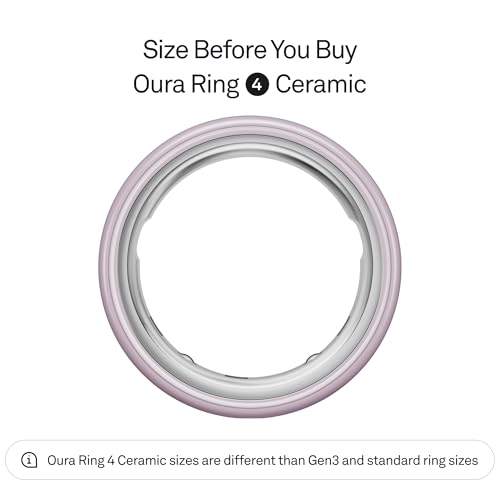 Oura Ring 4 Ceramic Petal - Size 4 - Size Before You Buy